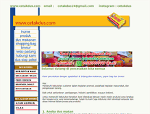 Tablet Screenshot of cetakdus.com